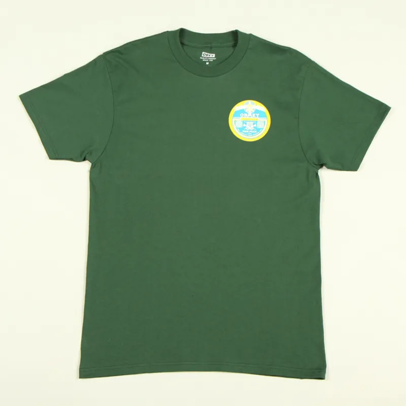 OBEY Radio Tower T-Shirt - Forest Green